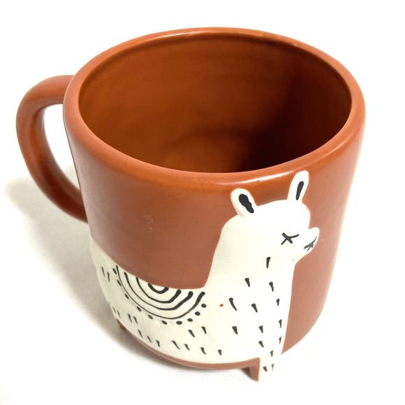 SOLD Llama Mug Matte Finish Farmhouse Animal - Picture 9 of 12
